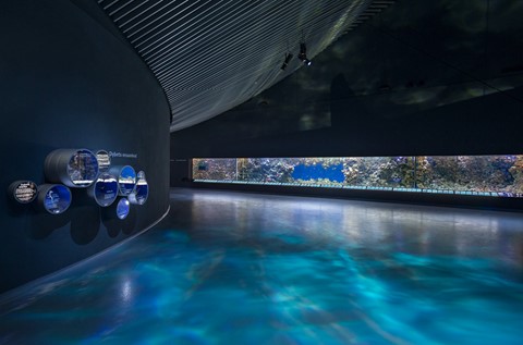 Podlaha šitá na mieru pre Národné akvárium v Dánsku