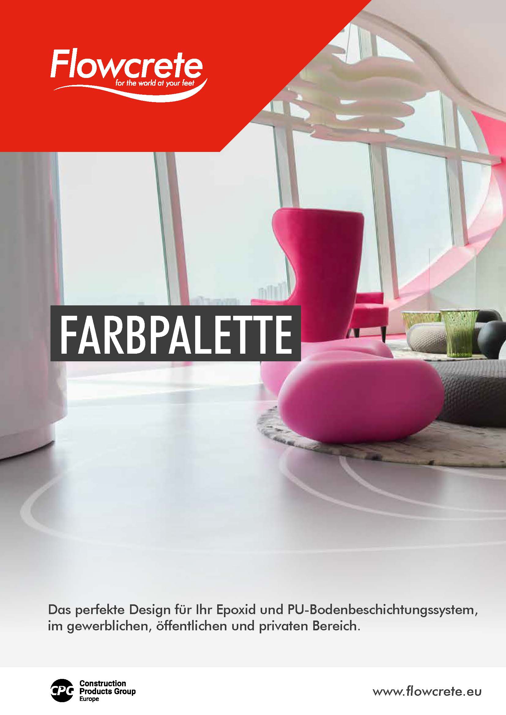 Flowcrete Farbpalette