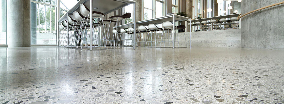 Leštené betónové podlahy