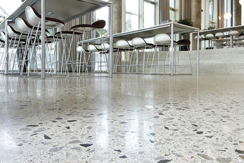 Leštené betónové podlahy