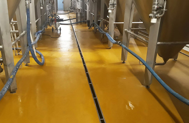 Reamenajarea podelei cu tehnologia Flowfresh la fabricile de bere din Chișinău