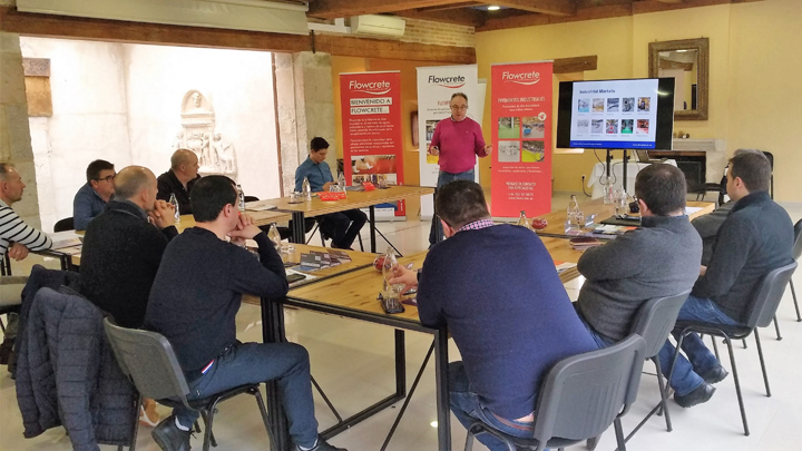 Presentación de productos Flowcrete