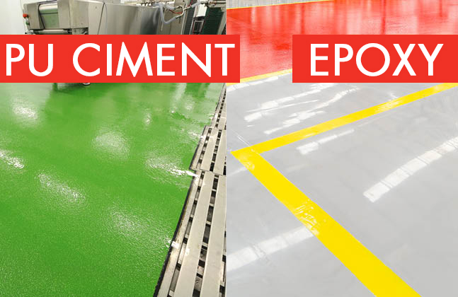 PU cemento versus Epoxi
