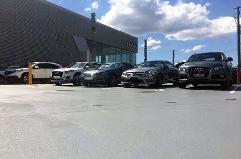 Le Centre Audi de Springwood réalise son parking en Deckshield