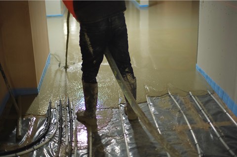 The new liquid screed taking the New Build construction sector by storm.