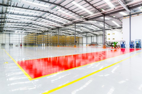 Smooth Landing for Flowcrete Floors at Heathrow Warehouse