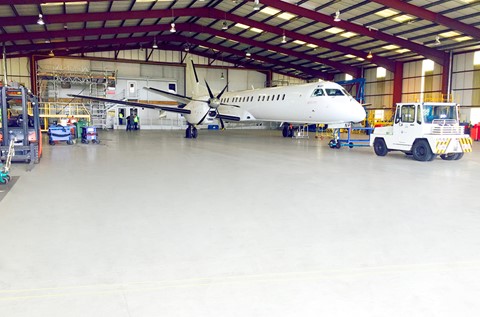BMI Regional Installs Specialist Aviation Industry Floor Finish