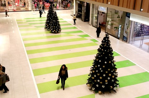 Zielone terazzo w Zielonych Arkadach