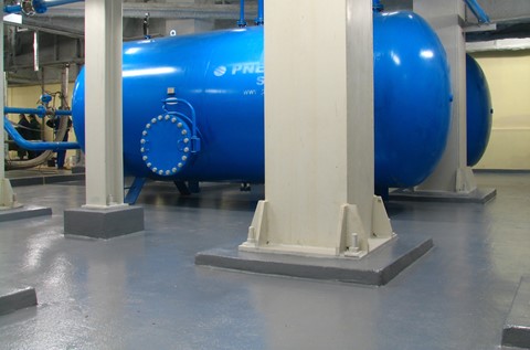 Chemoodporne posadzki Flowchem VE w Azotach