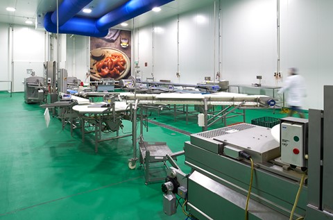 Posadzka antybakteryjna Flowfresh SR w zakładzie przetwórstwa rybnego na Tasmanii