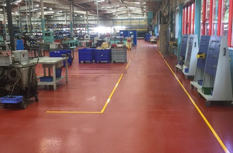 Manufacturer Specifies Floors to Protect Against Impacts, Chemicals and Wear