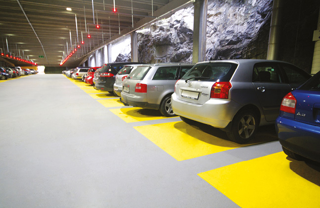 Rivestimenti per parcheggi interni ed esterni