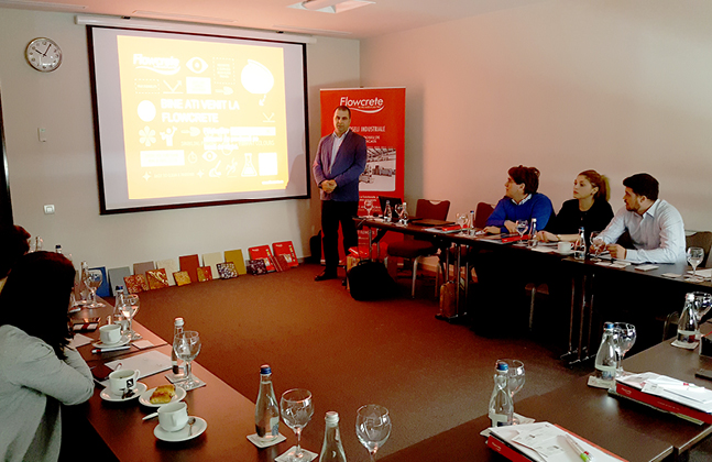 Flowcrete instruiește în domeniul pardoselilor din rășini în România